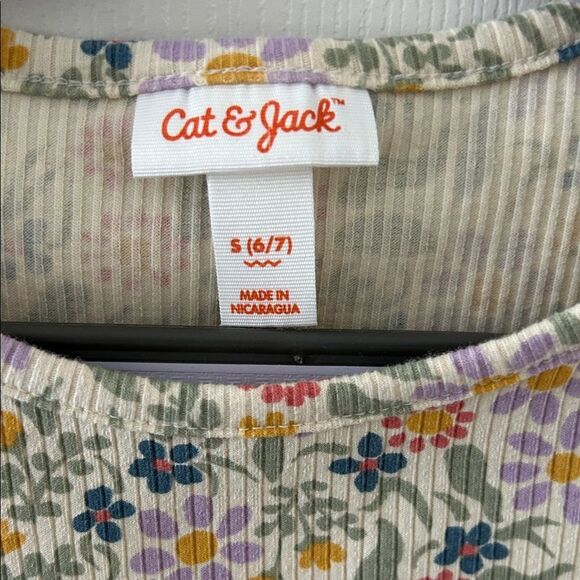 Cat & Jack Multicolor Floral Tee - Picture 2 of 3